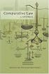 Comparative Law: A Handbook