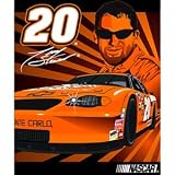 Tony Stewart #20 NASCAR Licensed 50" x 60" Full Throttle Throw Blanket
