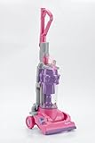 Dyson Working Toy Vacuum Cleaner for Kids w/ Real Suction and Sounds (Hot Pink and Purple) By Casdon