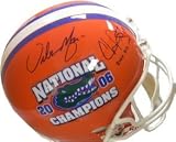 Urban Meyer Autographed/Hand Signed Florida Gators Replica Helmet 1 insc w/Leak