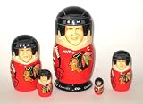 NHL Hockey Chicago Blackhawks Stanley Cup Champions or Any Team your choice Russian Nesting doll 5 pcs / 6-7 in * nhl.chi.blkhawks