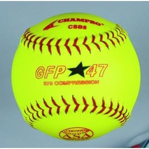 Buy (Price 1 DOZEN)Champro Durahide 11 Fastpitch Game Ball - .47 Cor