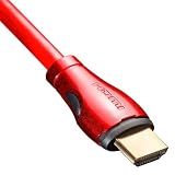 Digital Matrix DM0104 Radiant Color Coded HDMI Cable, 4 Foot, Red