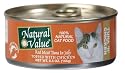 Natural Value Cat Food, Red Meat Tuna in Jelly Topped with Chicken, 5.5 Ounce Cans (Pack of 24)