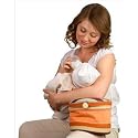 CozyFeed Adjustable arm rest pillow for breast and bottle feeding - Orange