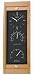 Seiko Wall Clock Natural Alder Case - Clock, Thermometer and Hygrometer #QXA408ALH