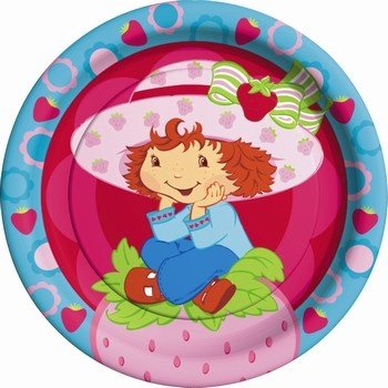 Strawberry Shortcake Friends 9 inch Plates, 8 pc