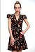 Living Dead Souls Womens Short Sleeve Dress- Assorted Colors
