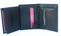 Black Leather wallet by Prime Hide Leather
