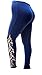 Womens Plus Size Yoga Sport Leggings Pants with Elegant Lace Made in USA 1X-2X-3X