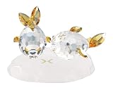Preciosa Sternzeichen Fische Figur aus Glaskristall 084561 Höhe x Breite 40 x 65 mm