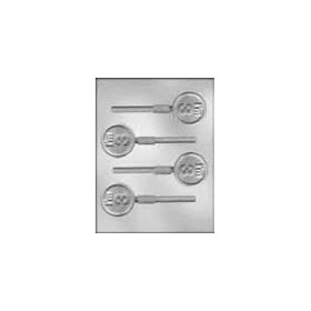 Buy 2 inch Im 3 Birthday Suckers Chocolate Candy Mold now!