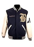 Hudson Outerwear Men's Columbia Wool and Leather Varsity Jacket