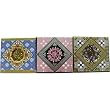 Blue Pink Black Brooch Note pad assortment: Jeweled Mini Notepad, Punch Studio