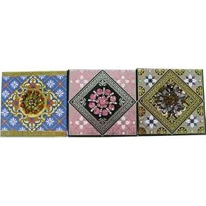 Blue Pink Black Brooch Note pad assortment: Jeweled Mini Notepad, Punch Studio