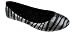 Capelli New York Sequined Zebra Fabric Flat
