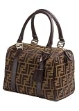 Fendi 8BL068 Mini Duffle Bag-Zucchini Gold Print
