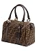 Fendi 8BL068 Mini Duffle Bag-Zucchini Gold Print