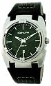 Kahuna KUS-0007G Mens Black Dial Black Leather Strap Watch