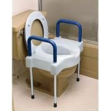 Ableware Extra Wide Tall-Ette Elevated Toilet Seat with Legs