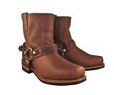 Xelement Brown Hell Rider Harness Advance Motorcycle Boots