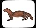 Mouse Pad with garden, polecat, animal