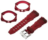 TechnoMarine S1028 Cruise 15-mm Burgundy Gel Strap with buckle and Two Covers