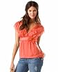 Multi Layer Top with Flower Belt main image