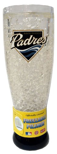 MLB San Diego Padres 16-Ounce Crystal Freezer Pilsner
