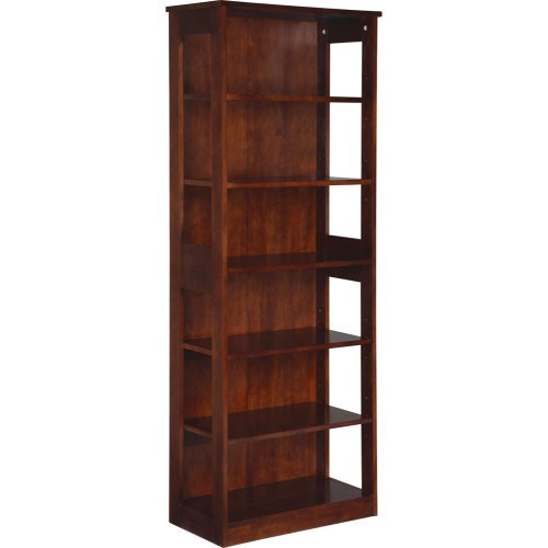 6 Shelf Bookcase - Mahogany