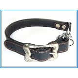 中型犬用チョーク ドッグアディクト 黒 1M（34～36cm）