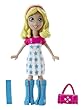 Mattel - T7276 - Poup�e - Polly Pocket - Poup�e blonde, robe avec des �toiles
