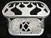 Billet Optima Battery Hold Down Box Tray Bracket Flame