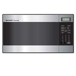 Sharp R-216LS Sharp 800 Watt 0.8 Cu. Ft. Touch Screen Microwave Stainless
