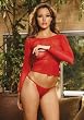 Fishnet Long Sleeve Cami Top.