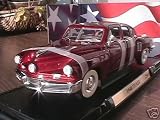 1948 Tucker Torpedo diecast model car 1:18 scale die cast by Yat Ming - Burgundy
