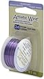 Artistic Wire 24-Gauge Silver Plated Amethyst Wire, 10-Yards