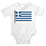 Onesie with Greece, flag, Greek