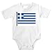 Onesie with Greece, flag, Greek