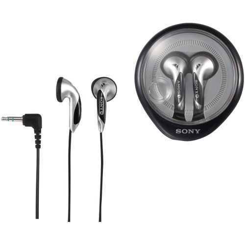 Sony MDRE828LP/SLV Lightweight Earbuds (Silver)