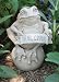 Outdoor Living : Cast Stone FROG ON BALL Welcome Wall Plaque SCULPTURE Outdoor Indoor STATUE