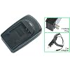 Digital Camera Battery AC/DC Charger for Panasonic CGA-S007 CGA-S007A/1B DMC-TZ1