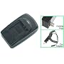 Digital Camera Battery AC/DC Charger for Panasonic CGA-S007, CGA-S007A/1B, DMC-TZ1