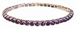 Purple Velvet Stretch Bracelet