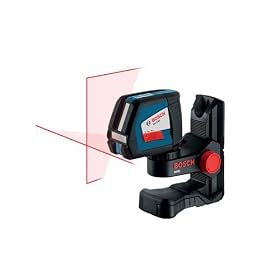 Bosch GLL2-40 Self-Level Cross Line Laser, Up To 30 Feet