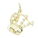 Ortak Jewellery Scottish charms Collection 9ct Yellow Gold C  019 Ladies Charm