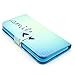 iphone 6 Plus Case, Tradekmk(TM) Fashion Light Color Little Love-shape Design Premium PU Leather Slim Fit Folio Magnet Wallet Stand Shell Cover Case with Card Holders Compatible with Apple iPhone 6 Plus(5.5)[+Stylus]