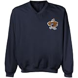 NCAA Oral Roberts Golden Eagles Navy Blue Logo Applique Microfiber Windshirt