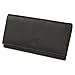 RFID Wallet Ladies Clutch - RFID Protective Ladies Wallet - RFID Secure Wallets Stop Electronic Pickpocketing - Pebbled (Black)