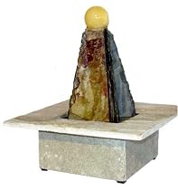 Pyramid Moving Ball Slate Fountain
